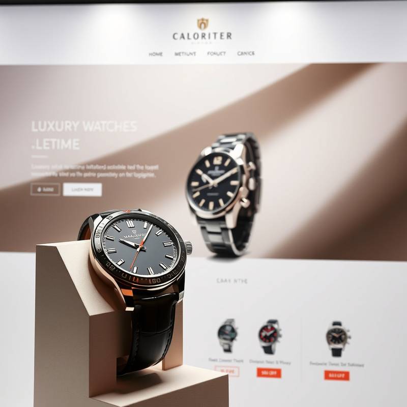 E-commerce Website for Luxury Watches