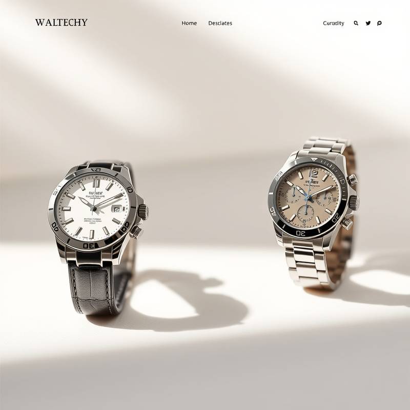 Elegant E-commerce Website for Luxury Watches